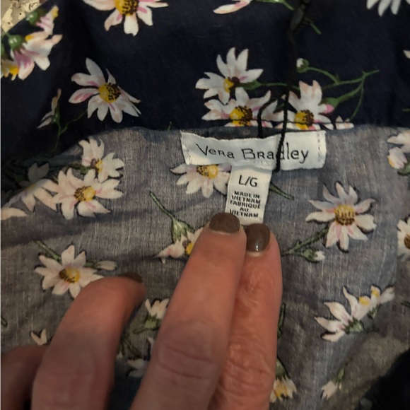 Vera Bradley two piece pajama set large - Picture 8 of 10